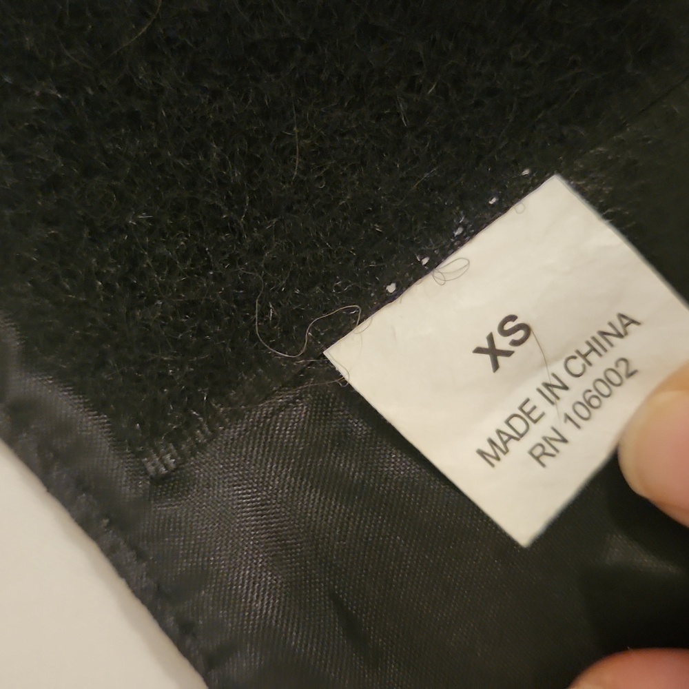 Tucker & Ace black motorcycle dog coat size XS - Picture 6 of 8